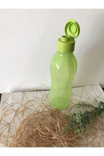 Tupperware Yeni Nesil Yeşil Plastik Spor Yetişkin Matara 1 lt
