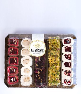 Lokumcu Mehmet Efendi Lüks Karışık Lokum 800 gr