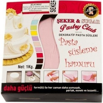 Şeker & Sugar Açık Pembe Şeker Hamuru 1 kg