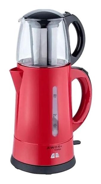 Awox Teaplus Cam Demlikli 2000 W Plastik Gövdeli Çay Makinesi