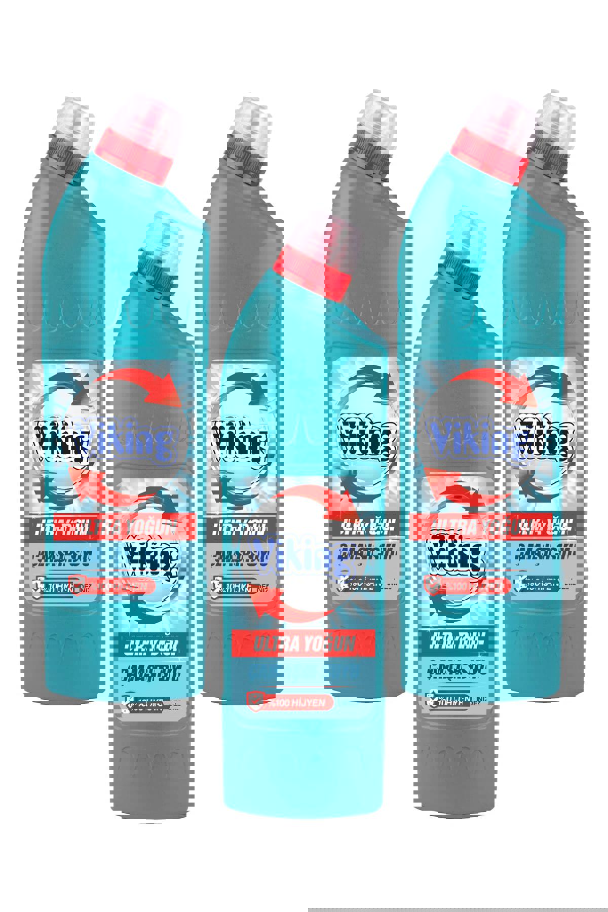 Viking Sıvı Çamaşır Suyu 3x376 ml