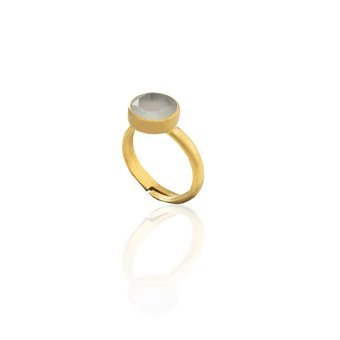 Kadir Jewelry Ayarlanabilir Tekli Pirinç Yüzük