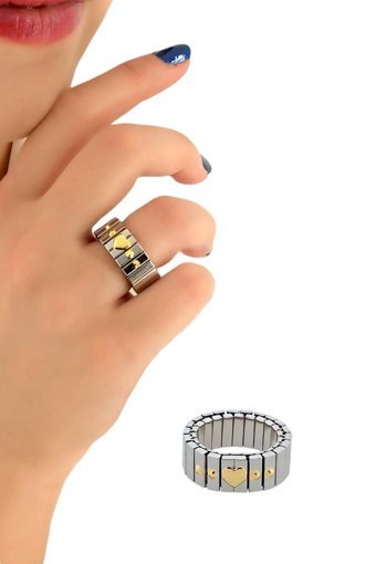 Çlk Accessories Ayarlanabilir Tekli Çelik Yüzük