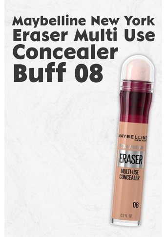 Maybelline Multi Use 08 Buff Nemlendiricili Göz Altı ve Yüz Likit Silgi Kapatıcı