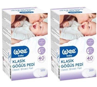 Wee Baby Klasik 2x40'lı Göğüs Pedi