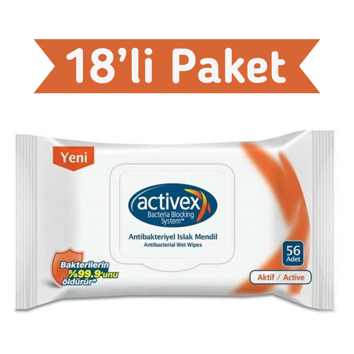 Activex Antibakteriyel 1008 Yaprak 18'li