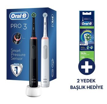 Oral-b Pro 3900 Işıklı Sert Şarjlı Yetişkin Diş Fırçası Siyah