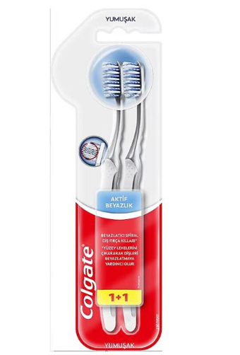 Colgate Orta Manuel Yetişkin Diş Fırçası Beyaz