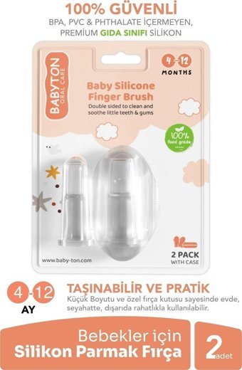Babyton Yumuşak Manuel Çocuk Diş Fırçası Şeffaf