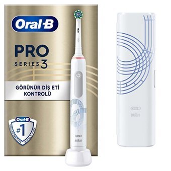 Oral-b Pro 3 Restage Işıklı Sert Şarjlı Yetişkin Diş Fırçası Beyaz