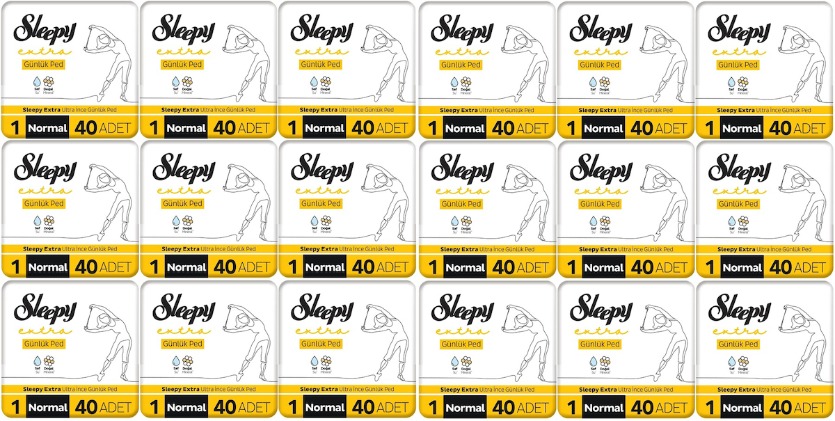 Sleepy Extra Organik 40'lı Normal Günlük Ped