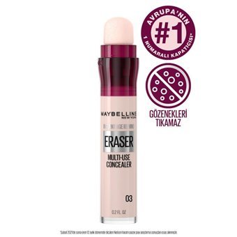 Maybelline Instant Age 03 Fair Nemlendiricili Göz Altı ve Yüz Likit Silgi Kapatıcı