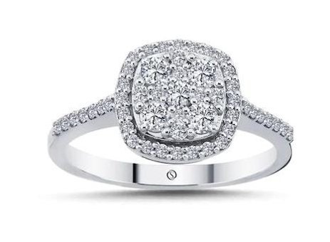 Safir Kuyumculuk 0.60 Karat Sertifikalı Beyaz Pırlanta Yüzük