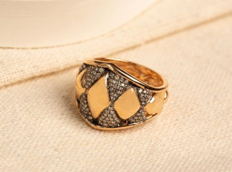 Safir Kuyumculuk 0.55 Karat Yuvarlak Parlak Sertifikalı Beyaz Pırlanta Yüzük
