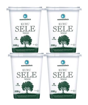 Marmarabirlik Tuzlu Siyah Zeytin 4x800 gr