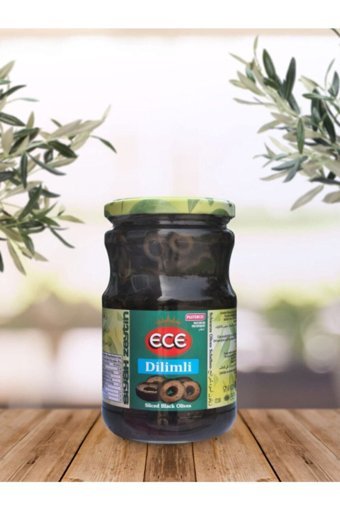 Ece Dilimli Siyah Zeytin Kavanoz 720 gr