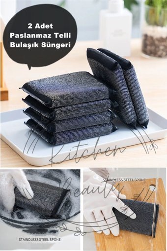 Kitchen Beauty Sihirli 2'li Bulaşık Süngeri