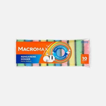 Macromax 10'lu Bulaşık Süngeri