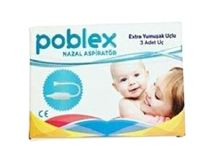 Poblex Nazal Yedek Uç Burun Aspiratörü Şeffaf