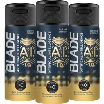 Blade Artificial Intelligence Sprey Erkek Deodorant 3x150 ml