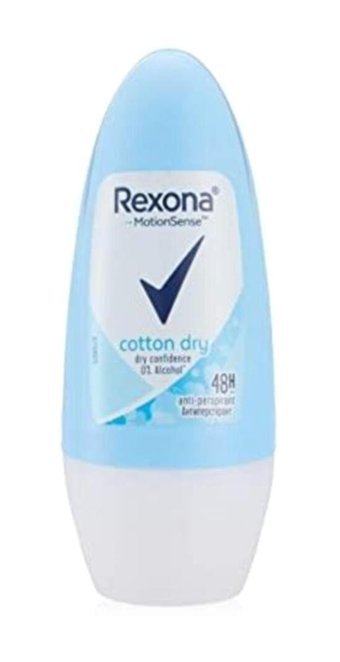 Rexona Cotton Dry Ter Önleyici Antiperspirant Roll-On Kadın Deodorant 50 ml