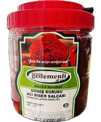 Gedemenli Organik Maraş Acı Biber Salçası 1 kg