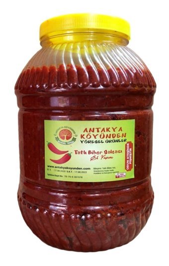 Antakya Köyünden Ev Yapımı Organik Hatay Acı Biber Salçası 5 kg