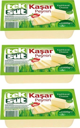 Teksüt Kaşar Peynir 3x600 gr
