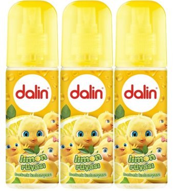 Dalin Limon Rüyası Sprey Bebek Kolonyası 3x150 ml