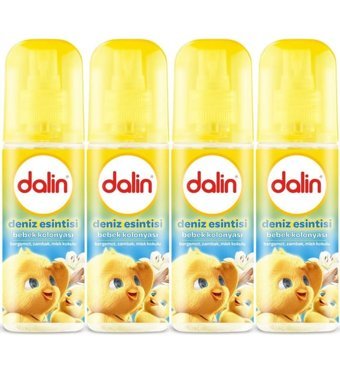 Dalin Deniz Esintisi Sprey Bebek Kolonyası 4x150 ml