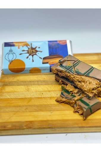 Fix Chocolate Lotuslu Kadayıf Dolgulu Sütlü Dubai Çikolatası 200 gr