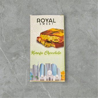 Royal Sweet Antep Fıstığı Kadayıf Dolgulu Sütlü Dubai Çikolatası 150 gr
