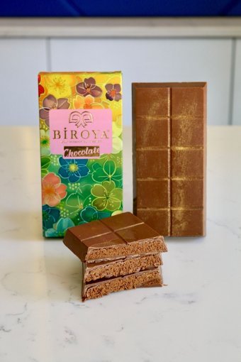 Biroya Fındık Kremalı Kadayıf Dolgulu Sütlü Dubai Çikolatası 200 gr