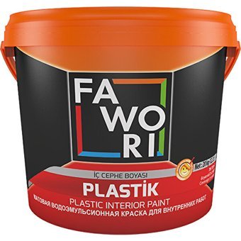 Fawori Su Bazlı Plastik Mat İç Cephe Boyası 10 kg Limoni