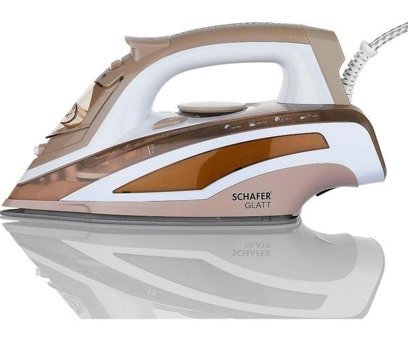 Schafer Glatt 2200 W Seramik Tabanlı Şok Buharlı Yatay Buharlı Ütü