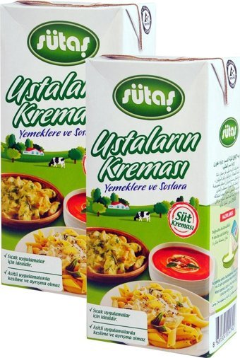 Sütaş Ustaların Yemeklik Krema 2x1 lt