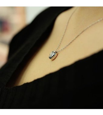 Lova Pırlanta 0.20 Karat Yuvarlak Kesim 14 Ayar Altın Tektaş 2060002 Pırlanta Kolye 42 Cm