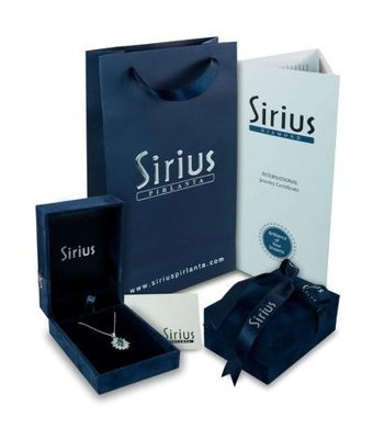 Sirius Pırlanta 0.16 Karat Yuvarlak Kesim 14 Ayar Altın Tektaş Pırlanta Kolye 42 Cm