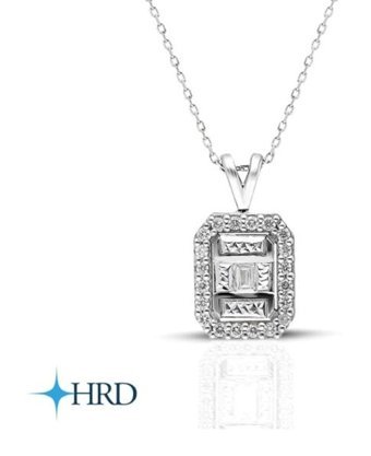 Lilarote 0.10 Karat Baget Kesim 14 Ayar Altın Tektaş Pırlanta Kolye 45 Cm