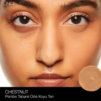 Nars Soft Matte Complete Meddark 2.75 Chestnut Nemlendiricili Göz Altı ve Yüz Krem Pot Kapatıcı