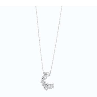 Altınbaş 0.41 Karat Baget Kesim 8 Ayar Altın Pırlanta Kolye 40 Cm