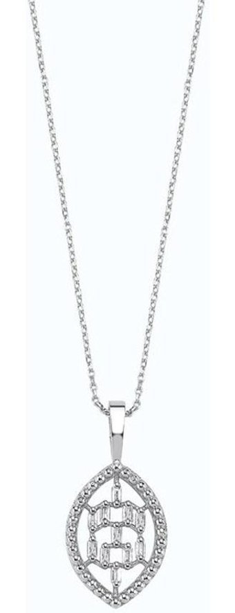 Altınbaş 0.10 Karat Yuvarlak Kesim Sertifikalı 14 Ayar Altın Mdd043 Pırlanta Kolye 40 Cm