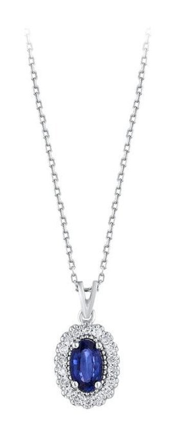 Assos Pırlanta 0.27 Karat Yuvarlak Kesim 14 Ayar Altın Pırlanta Kolye 40 Cm