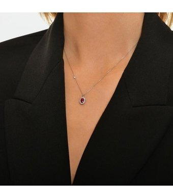 Assos Pırlanta 0.50 Karat Yuvarlak Kesim 14 Ayar Altın Pırlanta Kolye 40 Cm