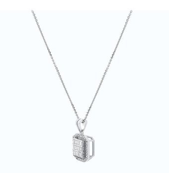 Altınbaş 0.32 Karat Yuvarlak Kesim 14 Ayar Altın ARM504 Pırlanta Kolye 40 Cm