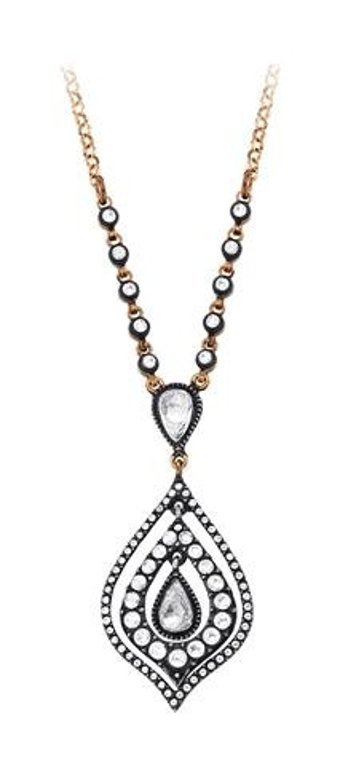 Sirius Pırlanta 1.11 Karat Yuvarlak Kesim Beyaz Taşlı Altın Elmas Kolye 42 cm