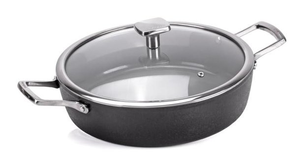 Moneta Armonia Finegres İndüksiyon Cam Kapaklı Granit 28 cm Basık Tencere