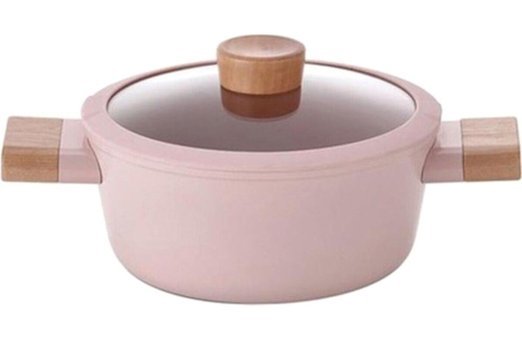 Neoflam Fika Blossom İndüksiyon Cam Kapaklı Döküm 24 cm Derin Tencere
