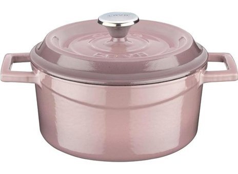 Lava Trendy Döküm 12 cm Derin Tencere Pembe