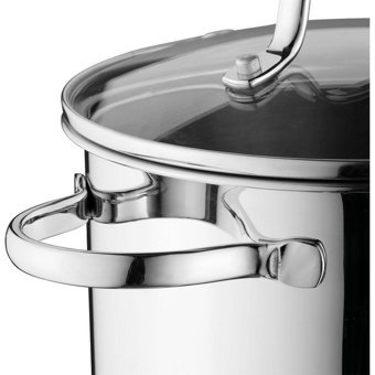 Berghoff Essentials Comfort Cam Kapaklı Çelik 24 cm Derin Tencere